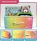 Sorbus 6 Drawers Dresser- Storage Unit with Steel Frame, Wood Top, Fabric Bins - for Bedroom, Closet, Office and more